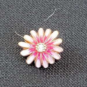 Authentic Pandora Pink Daisy Charm
